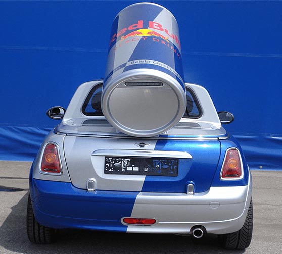 Cover parts for  RedBull promotion car